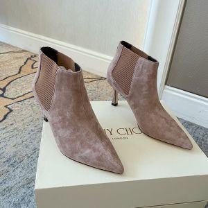 Jimmy Choo Maiara 65 Ankle Boots Suede Pink